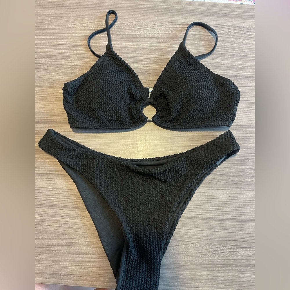 Black swimsuit set
